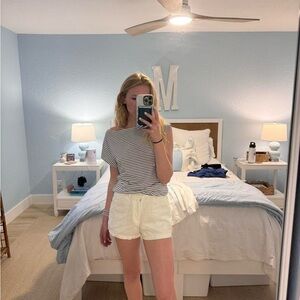 Hollister White Shorts